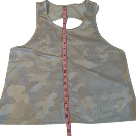 Womens Camouflage Racerback Tank Top XL By A Core - Picture 4 of 5